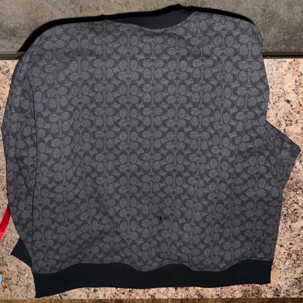 Men’s Coach Classic Monogram Crewneck Sweater - Picture 2 of 6